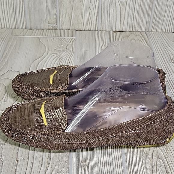 Sam Edelman Jones Bronze Leather Penny Loafers Womens Size 8.5 - Picture 4 of 10